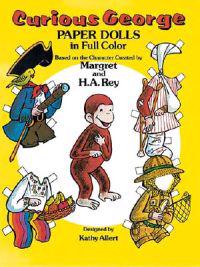 Curious George Paper Dolls in Full Color