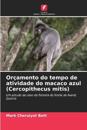 Orçamento do tempo de atividade do macaco azul (Cercopithecus mitis)