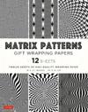 Matrix Patterns Gift Wrapping Papers - 12 sheets