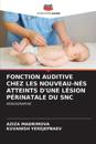 Fonction Auditive Chez Les Nouveau-Nés Atteints d'Une Lésion Périnatale Du Snc