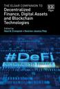 The Elgar Companion to Decentralized Finance, Digital Assets and Blockchain Technologies