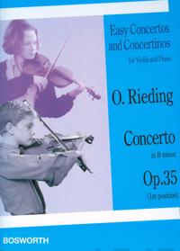 Easy Concertos and Concertinos for Violin and Piano