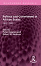 Politics and Government in African States