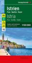 Istria + cycling map