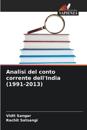 Analisi del conto corrente dell'India (1991-2013)