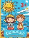 SUMMER Coloring Book: 50 Coloring Pages for Summer Vacation! 8.5X11 IN