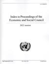 Index to Proceedings of the Economic and Social Council 2022