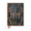 Michelangelo, Handwriting (Embellished Manuscripts Collection) Midi 12-month Verso Hardback Dayplanner 2025 (Wrap Closure)