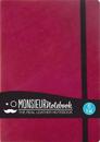 Monsieur Notebook - Real Leather A5 Pink Plain
