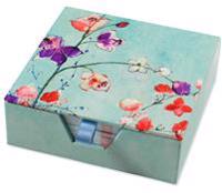Fuchsia Blooms Boxed Desk Notes