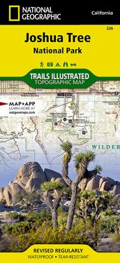 National Geographic Trails Illustrated Map Joshua Tree National Park