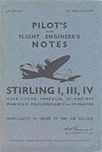 Shorts Stirling I, III & IV -pilot's Notes