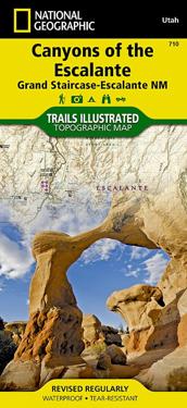 National Geographic Canyons of the Escalante Trails Illustrated Map