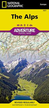 National Geographic Adventure Map The Alps