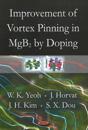 Improvement of Vortex Pinning in MgB2 by Doping