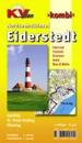 Eiderstedt (St. Peter Ording, Tönning und Garding), KVplan, Radkarte/Freizeitkarte/Stadtplan, 1:30.000 / 1:15.000