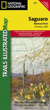 National Geographic Trails Illustrated Map Saguaro National Park
