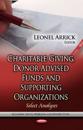 Charitable Giving, Donor Advised FundsSupporting Organizations