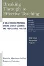 Breaking Through to Effective Teaching