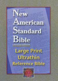 Large Print Ultrathin Reference Bible-NASB