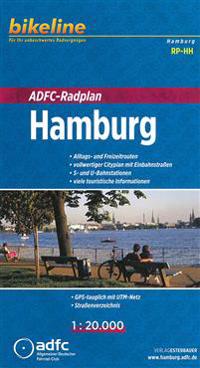 Bikeline Radkarte . ADFC-Radplan Hamburg 1 : 20 000