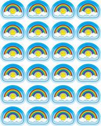Rainbows Shape Stickers