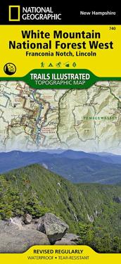 National Geographic Trails Illustrated Topographic Map White Mountains National Forest West Franconia Notch, Lincoln, New Hampshire
