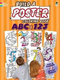 Build a Poster Coloring Book--ABC & 123