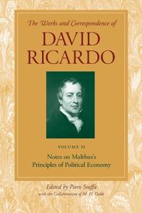 The Works And Correspondence Of David Ricardo