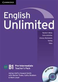 English Unlimited B1 - Pre-Intermediate. Teacher's Pack with DVD-ROM