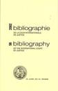 International Court of Justice Bibliography